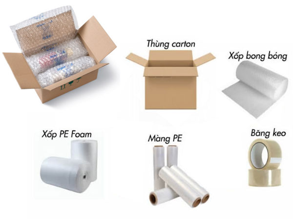 Top 5 loại vật liệu đóng gói hàng hóa thông dụng nhất hiện nay